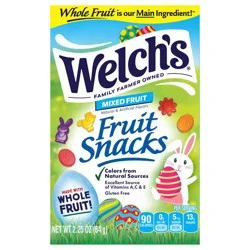 Welch's Fruit Snacks Mixed Fruit 2.25oz Easter Peg Bag