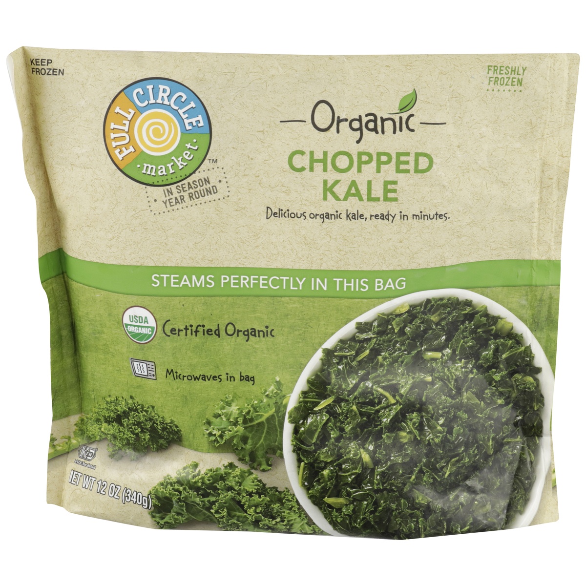 slide 1 of 1, Full Circle Market Chopped Kale, 12 oz