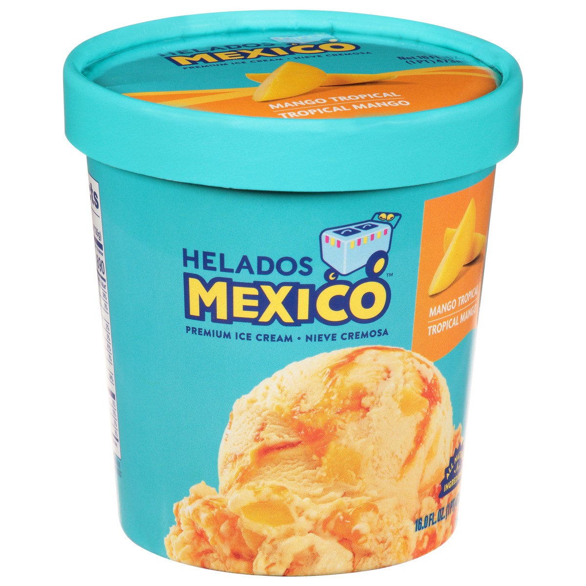 slide 8 of 12, Helados Mexico Mango Tropical Ice Cream, 16 oz