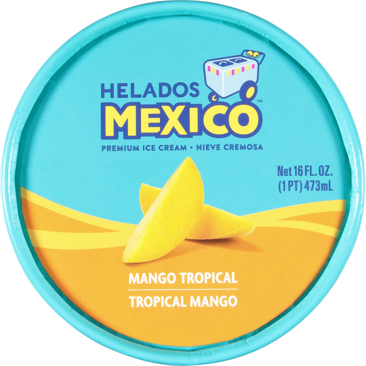 slide 10 of 12, Helados Mexico Mango Tropical Ice Cream, 16 oz