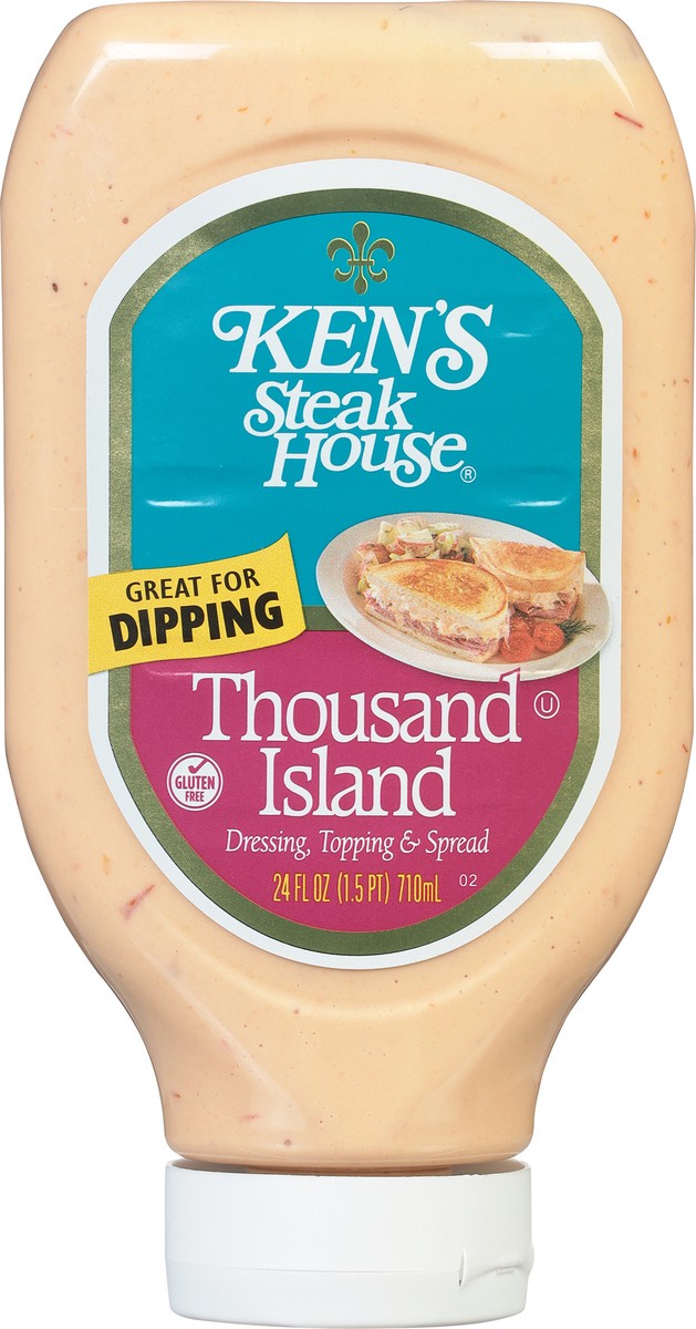 slide 4 of 7, Ken's Steak House Thousand Island Dressing, Topping & Spread 24 fl oz, 24 fl oz