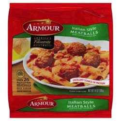 Armour Italian Meatballs Made Pork And