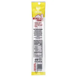 Wenzel's Farm Cheddar Beef Sticks 2 oz