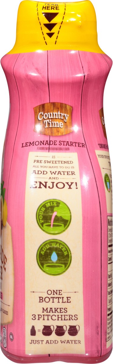 slide 11 of 14, Country Time Lemonade Starter Berry Lemonade Liquid Concentrate - 18.20 fl oz, 18.20 fl oz