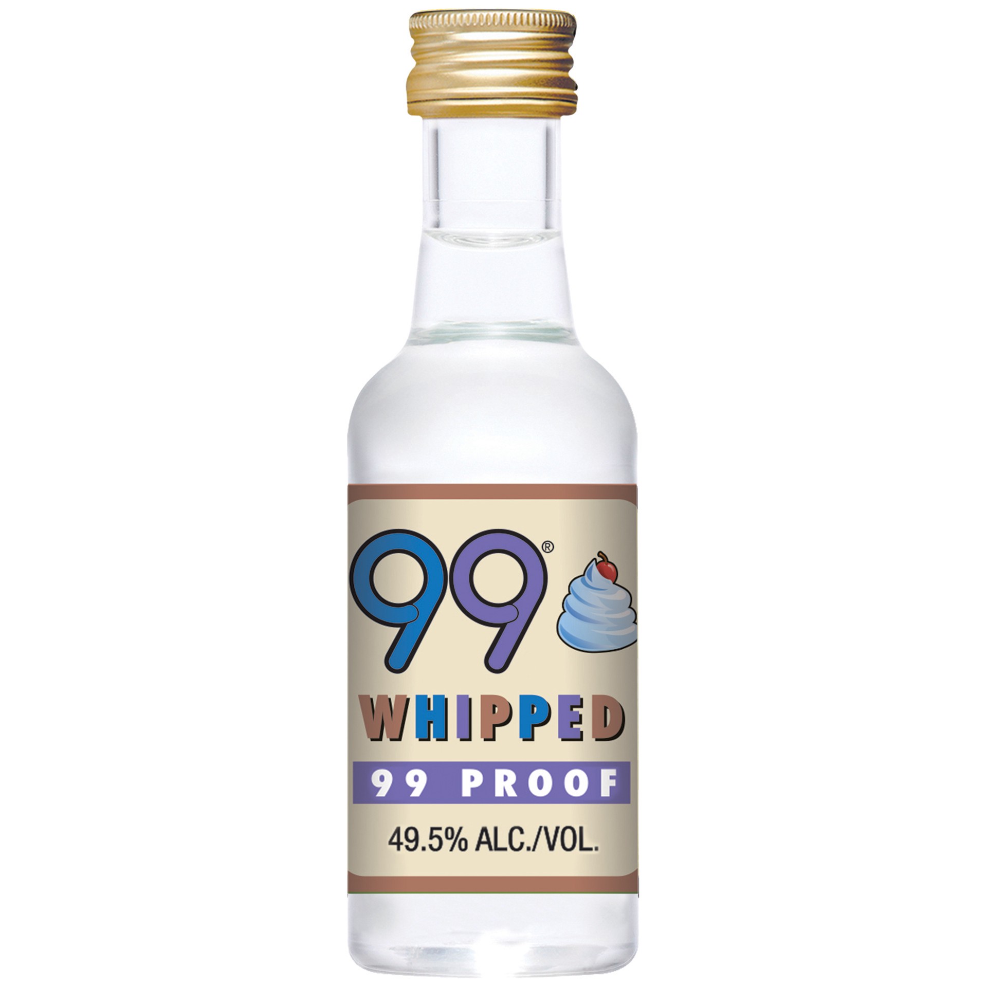 slide 1 of 5, 99 Brand Whipped Cream Liqueur, 50 ml