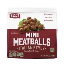 Giant Eagle Mini Meatballs