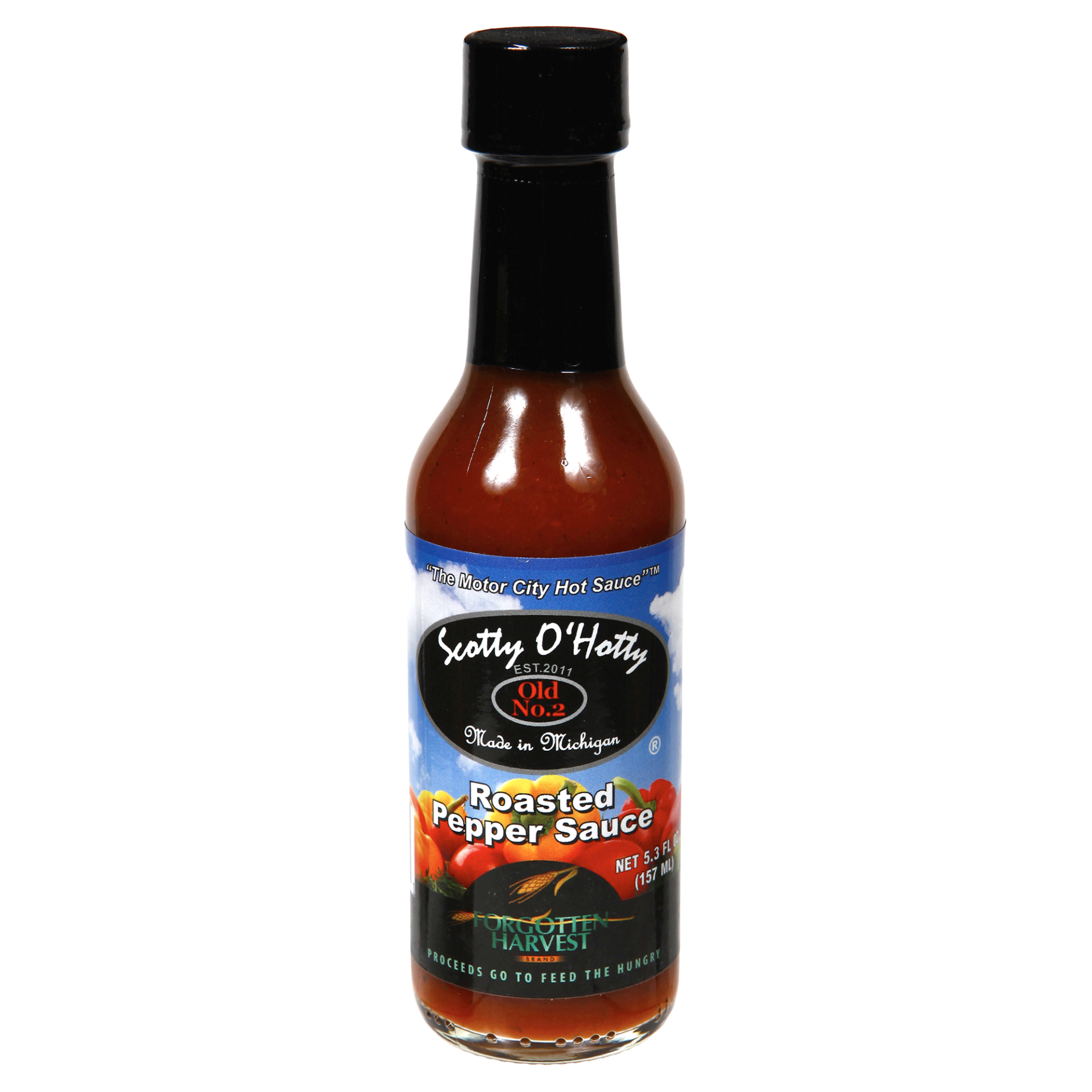 slide 1 of 3, Scotty O' Hotty Roasted Pepper Sauce, 5.3 oz