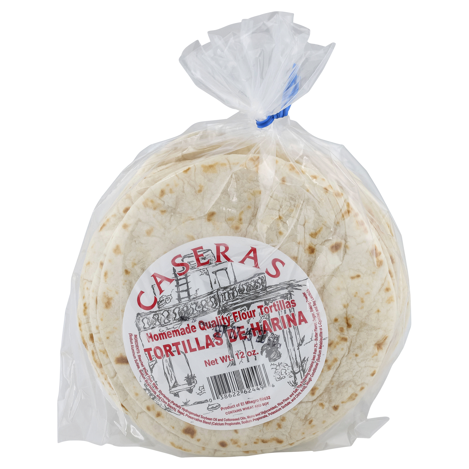 slide 1 of 1, El Milagro Caseras Homemade Quality Flour Tortillas, 12 oz