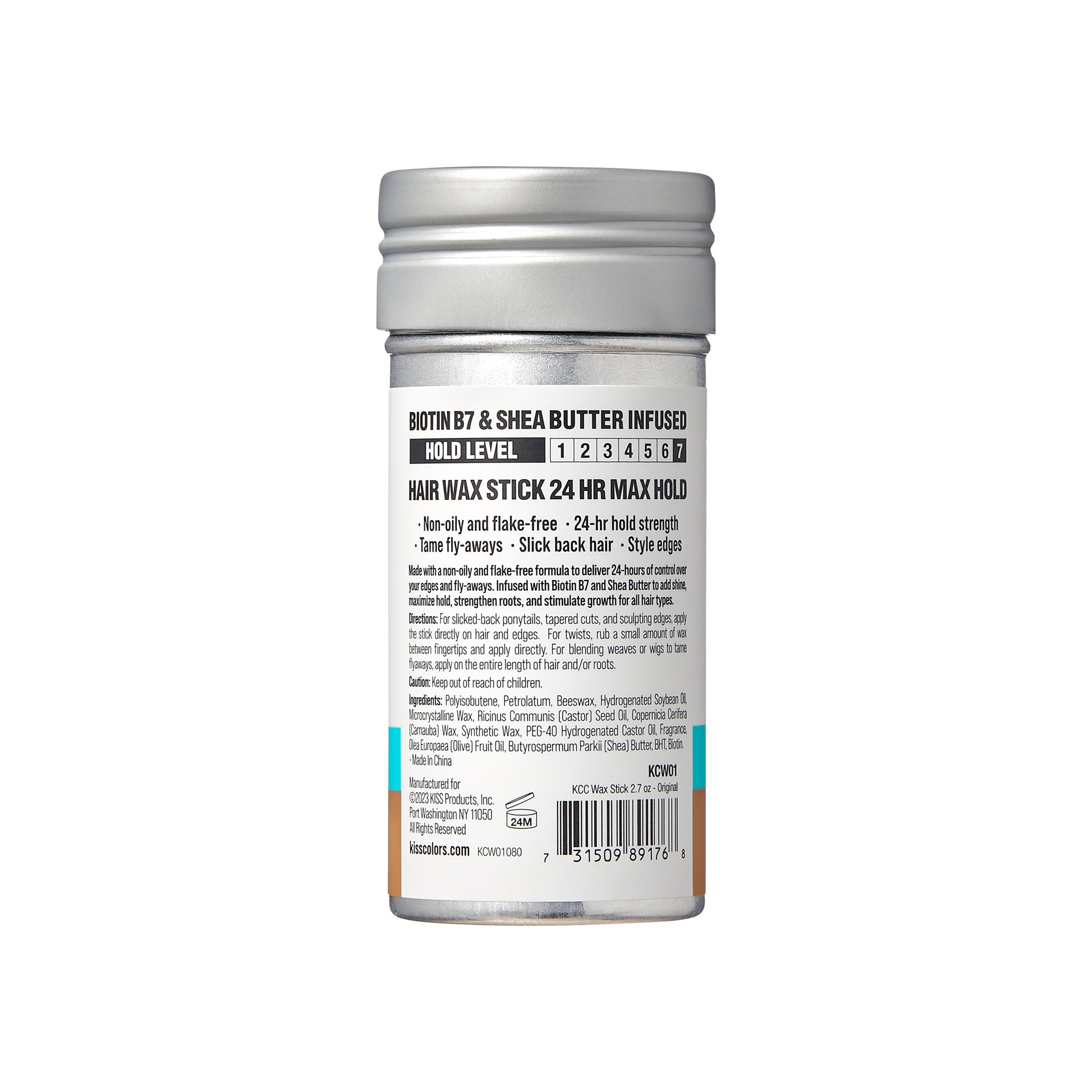 slide 3 of 3, Kiss Colors & Care Edge Fixer 24 Hr Max Hold Original Formula Hair Wax Stick 2.7 oz, 2.7 oz
