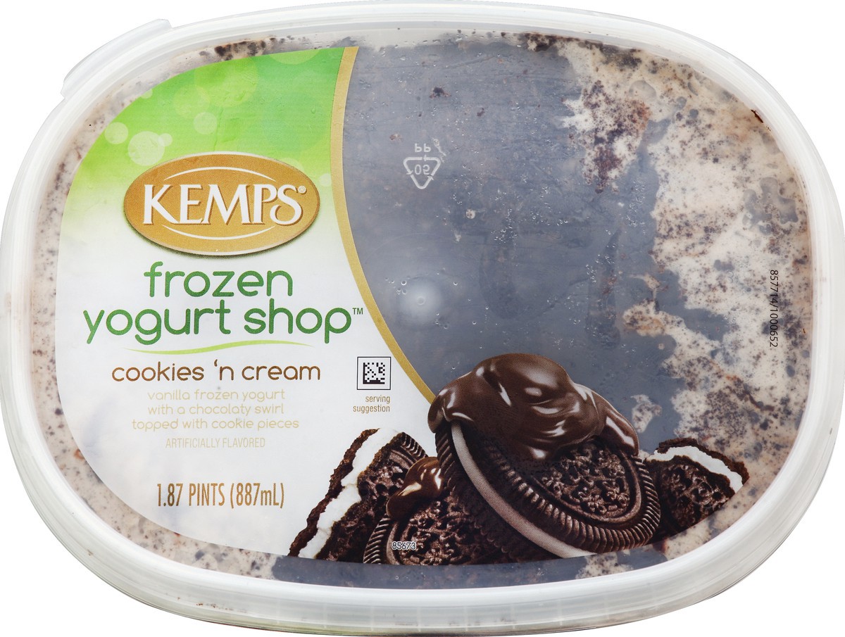 slide 5 of 5, Kemps Frozen Yogurt 1.87 pt, 1.87 pt