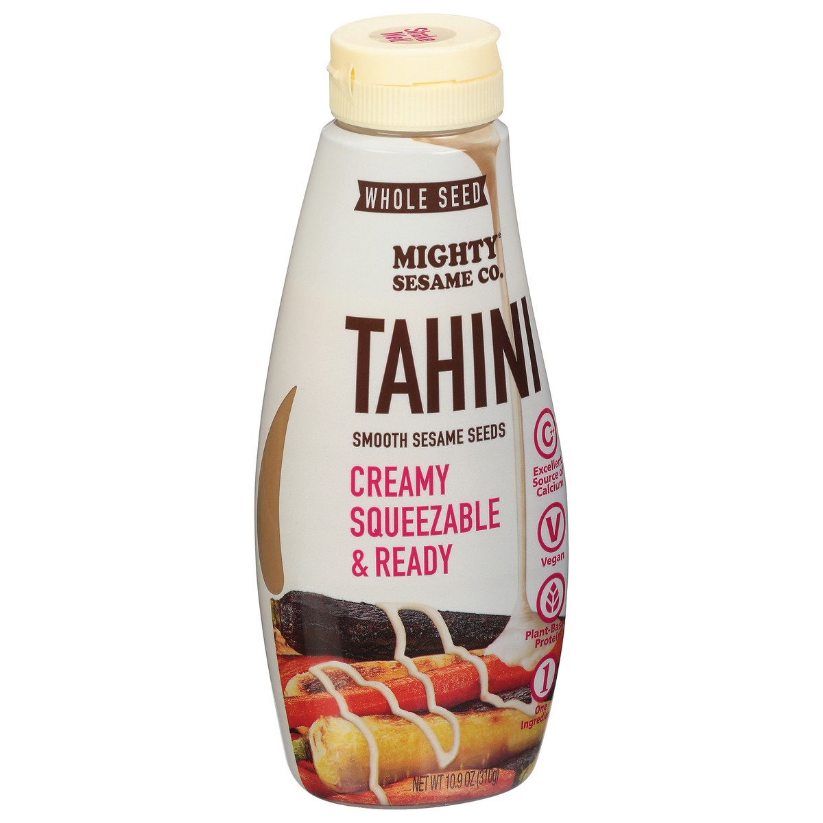 slide 7 of 9, Mighty Sesame Co. Mighty Sesame Whole Seed Tahini, 10.9 oz