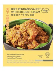 Way Beef Rendang Sauce With Coconut Cream