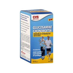 slide 1 of 1, CVS Pharmacy Glucosamine Chondroitin Double Strength Softgels With Msm, 50 ct