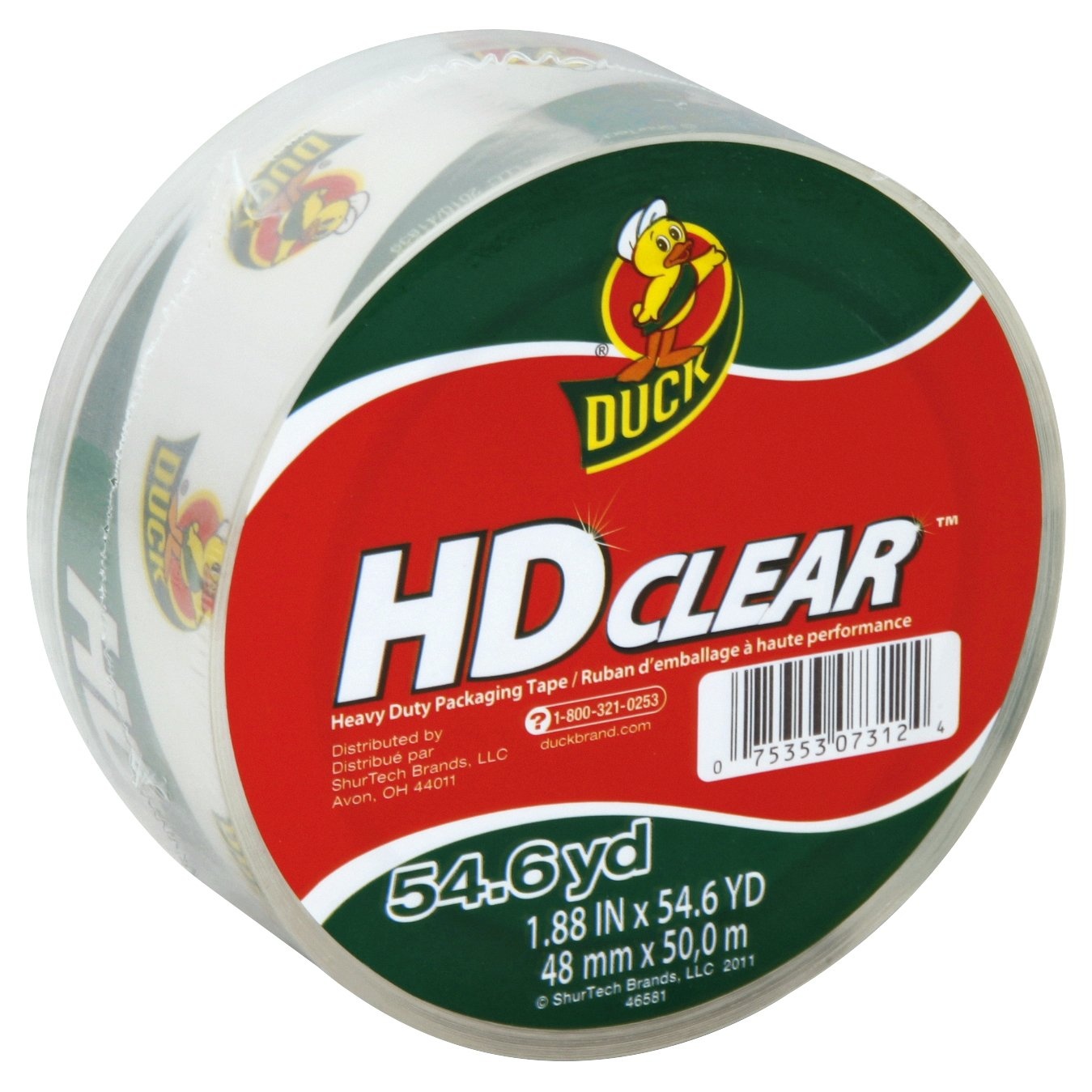 slide 1 of 3, Duck Packaging Tape - Heavy Duty, 1.88 in x 54.6 yd