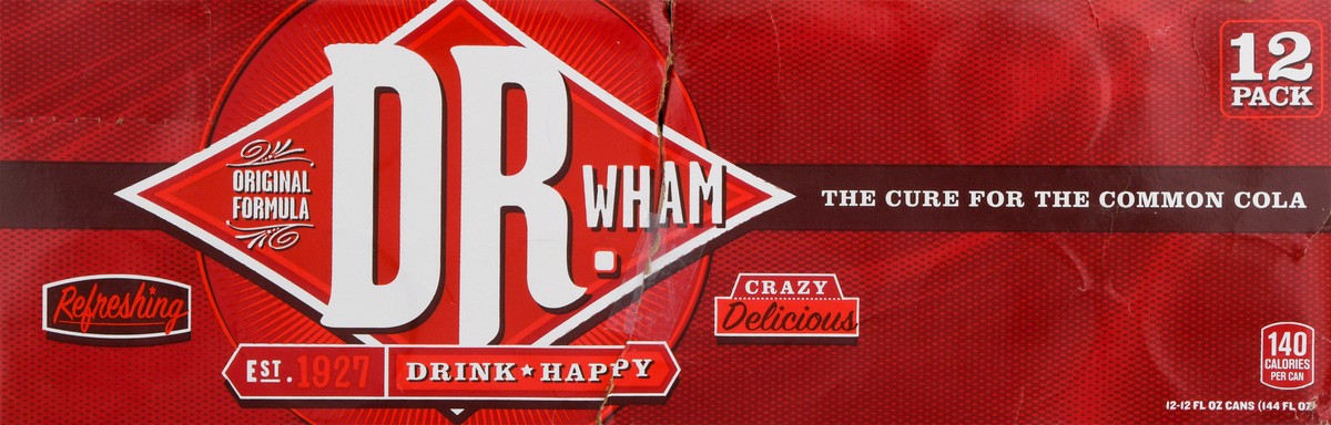 slide 7 of 14, Dr. Wham 12 Pack Original Formula Soda 12 - 12 fl oz - 12 ct, 12 ct; 12 oz