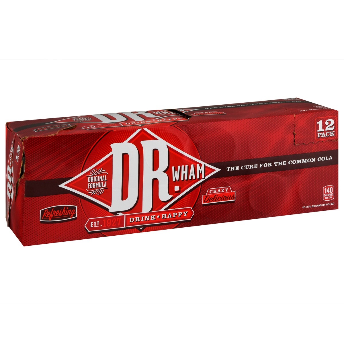 slide 9 of 14, Dr. Wham 12 Pack Original Formula Soda 12 - 12 fl oz - 12 ct, 12 ct; 12 oz