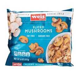 Weis Quality Mushrooms Sliced