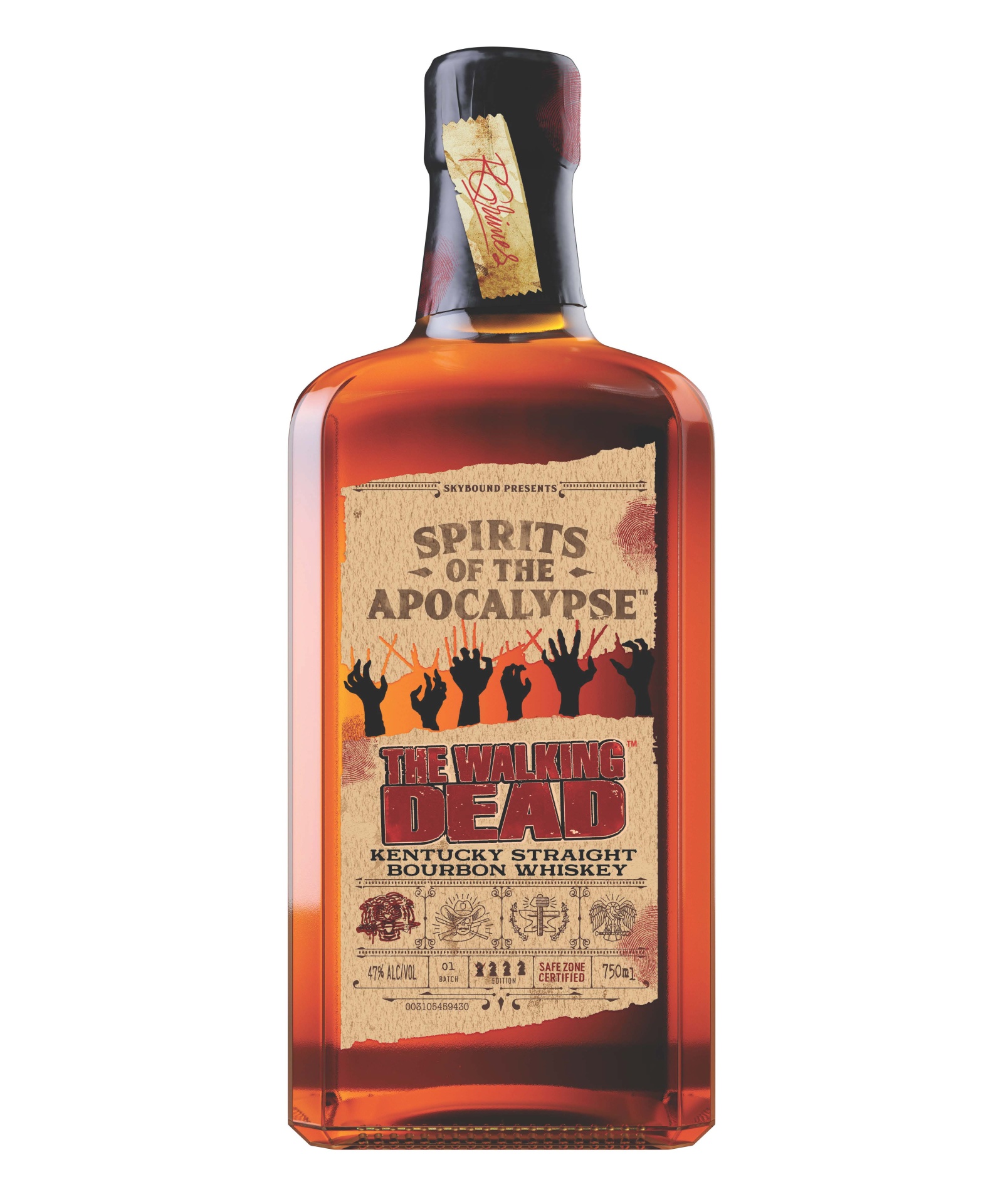 slide 1 of 1, The Walking Dead Bourbon, 750 ml