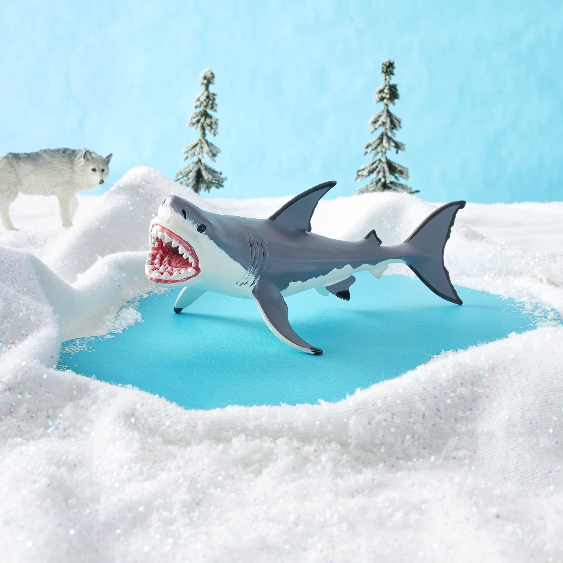 slide 3 of 4, Safari Ltd. Safari Ltd Wild Safari Prehistoric World Megalodon, 7.09 in x 4.23 in