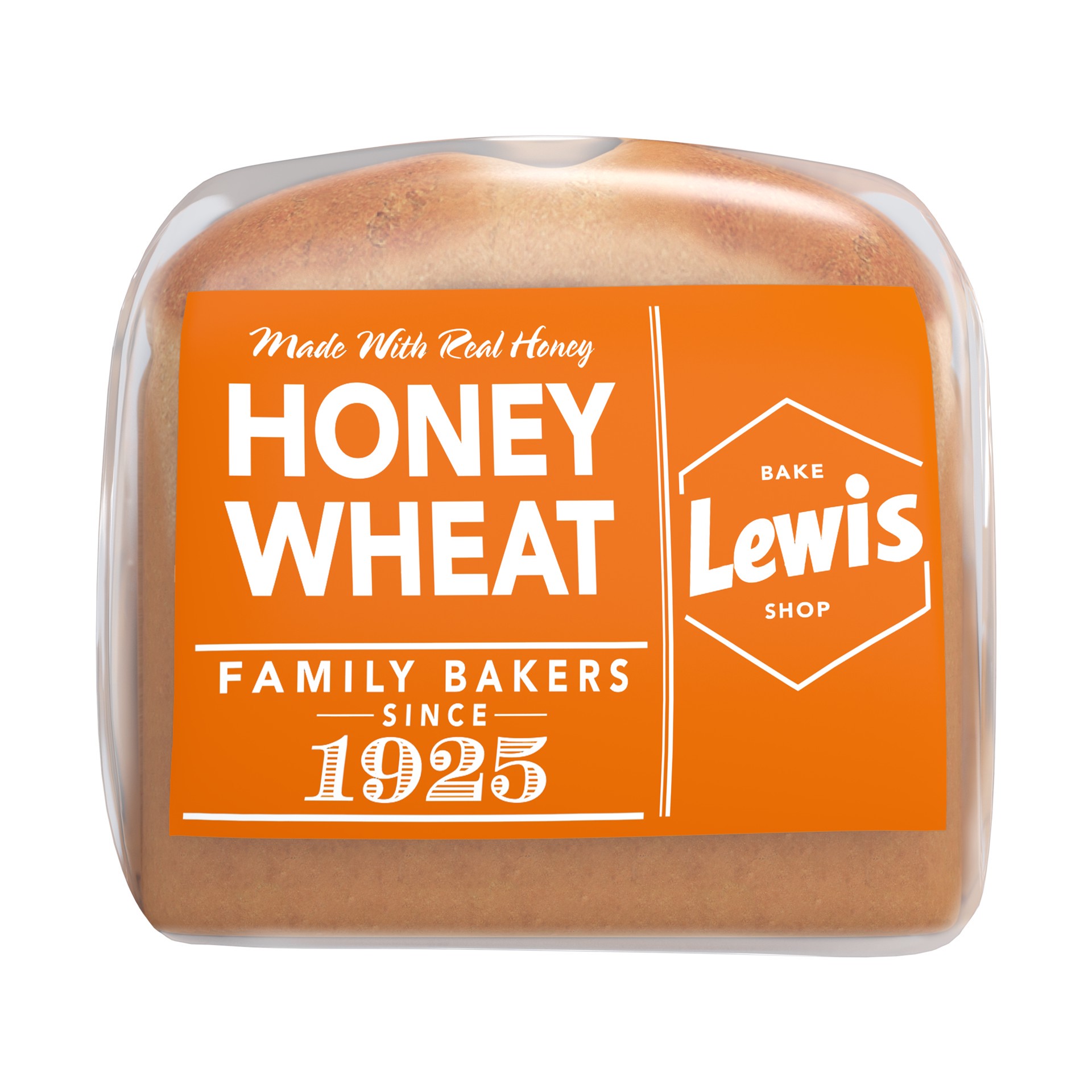 slide 3 of 5, Lewis Bakeries Honey Wheat Bread, 20 oz, 20 oz