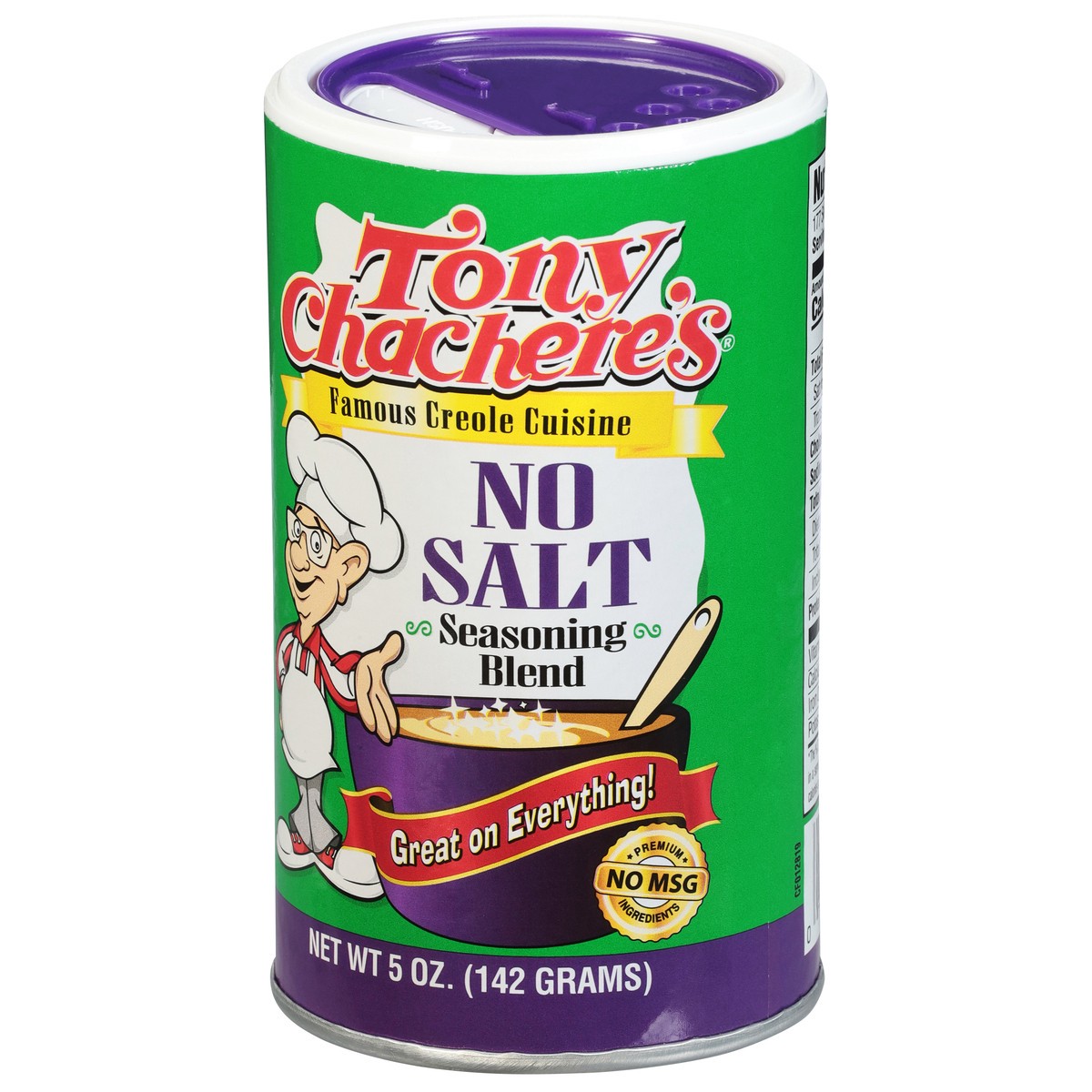 slide 13 of 13, Tony Chachere's No Salt Seasoning Blend 5 oz, 5 oz