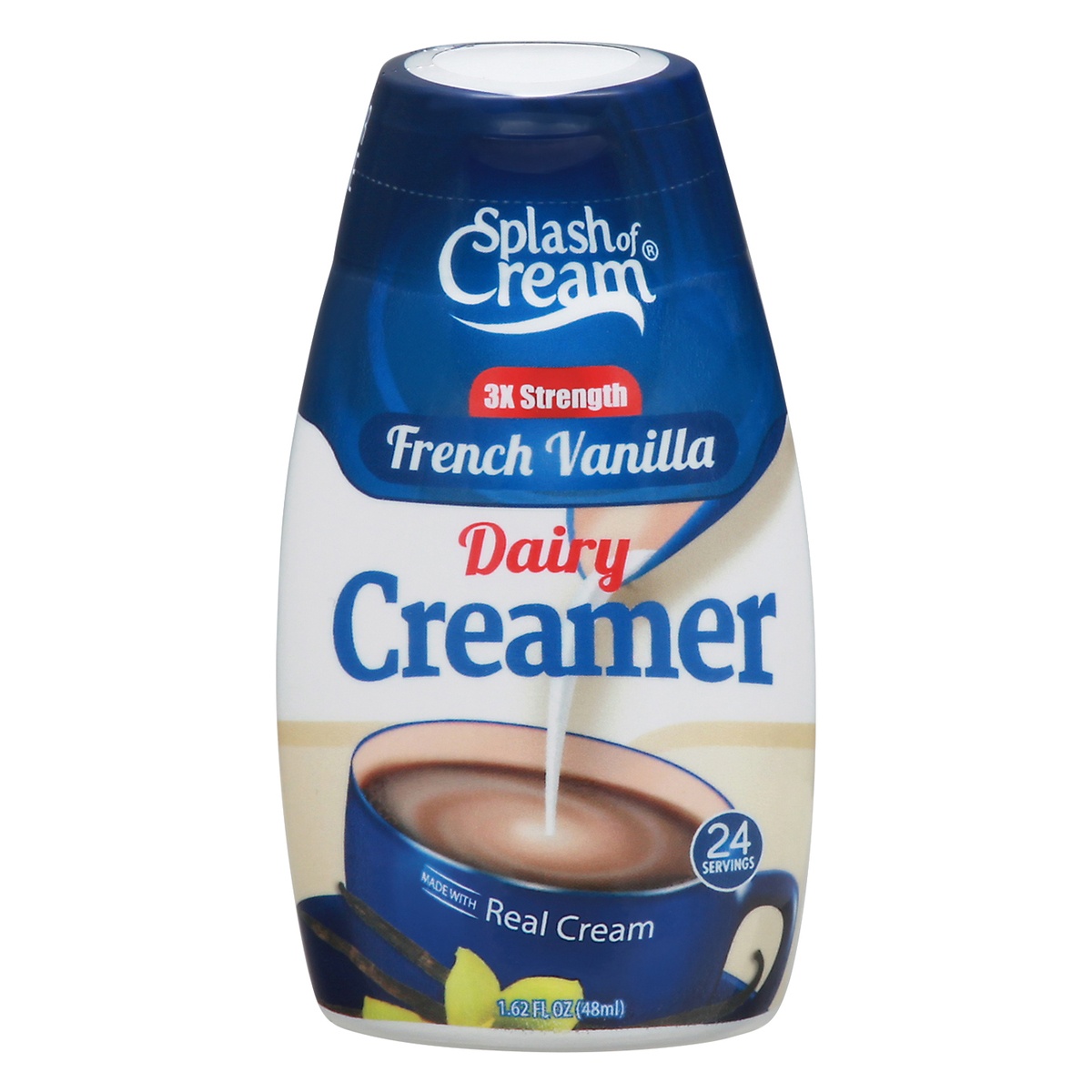 slide 1 of 1, Splash of Cream 3x Strength Dairy French Vanilla Creamer 1.62 fl oz, 1.62 fl oz