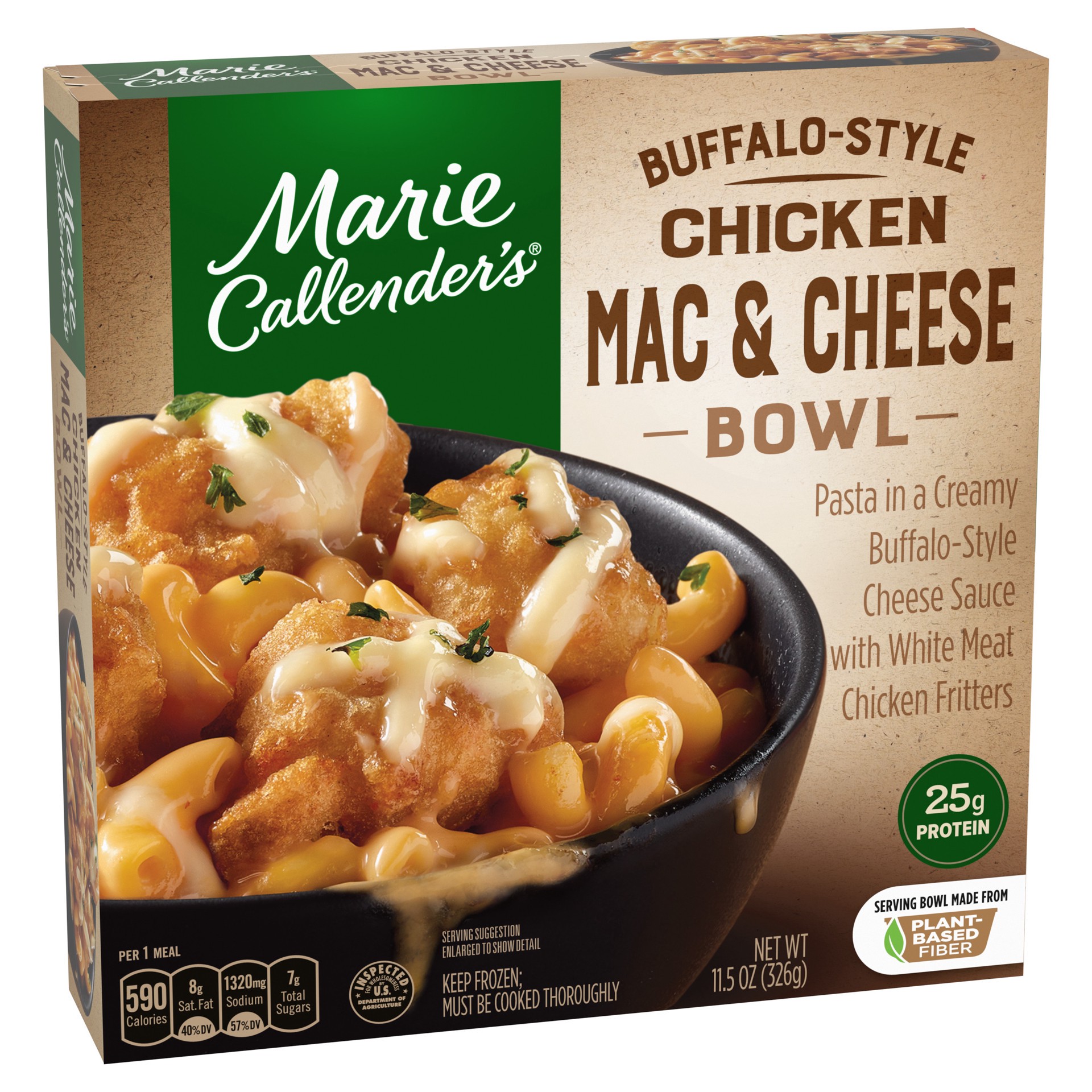 slide 3 of 5, Marie Callender's Buffalo Style Chicken Mac & Cheese Bowl 11.5 oz, 11.5 oz