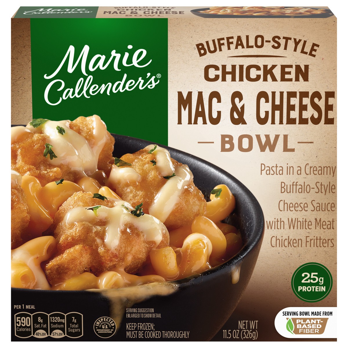 slide 1 of 5, Marie Callender's Buffalo Style Chicken Mac & Cheese Bowl 11.5 oz, 11.5 oz