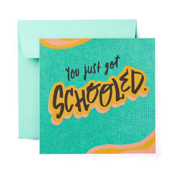 slide 1 of 1, American Greetings Schooled Graduation Greeting Card, 1 ct