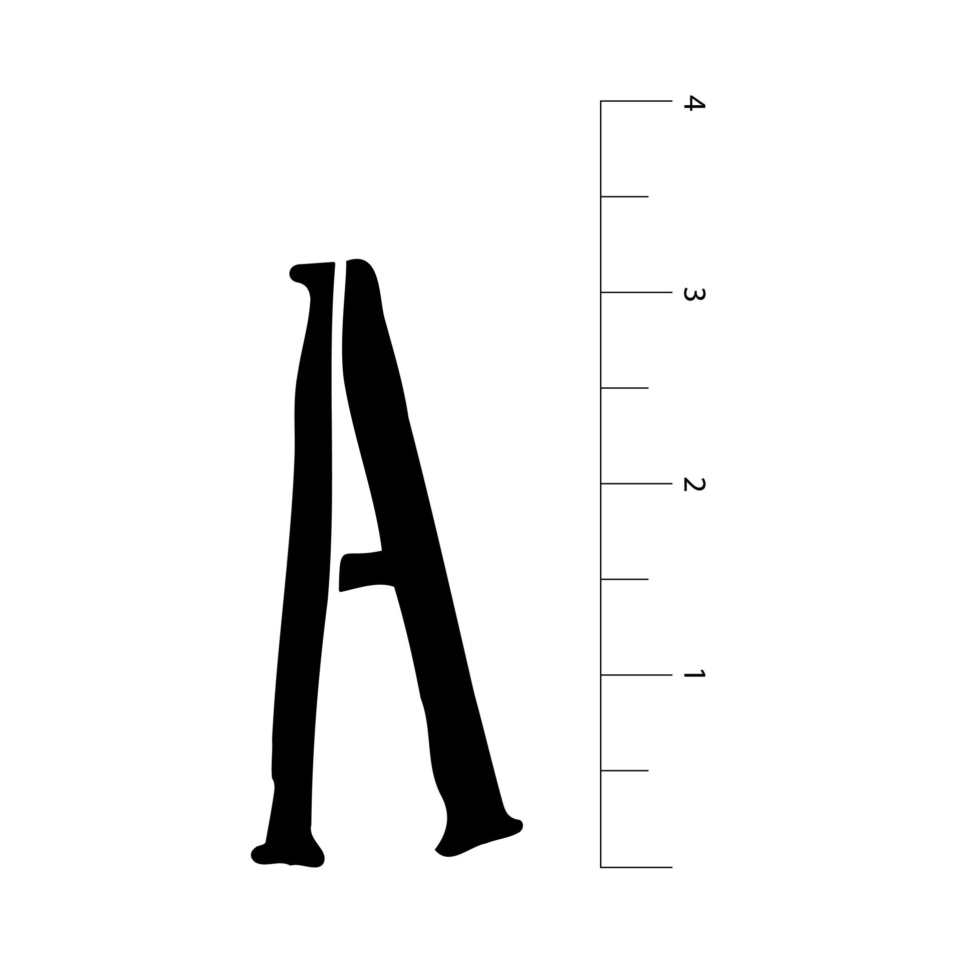 slide 2 of 4, Alphabet Handlettered Serif Stencils, 7" X 10" By Craft Smart, 7 in x 10 in