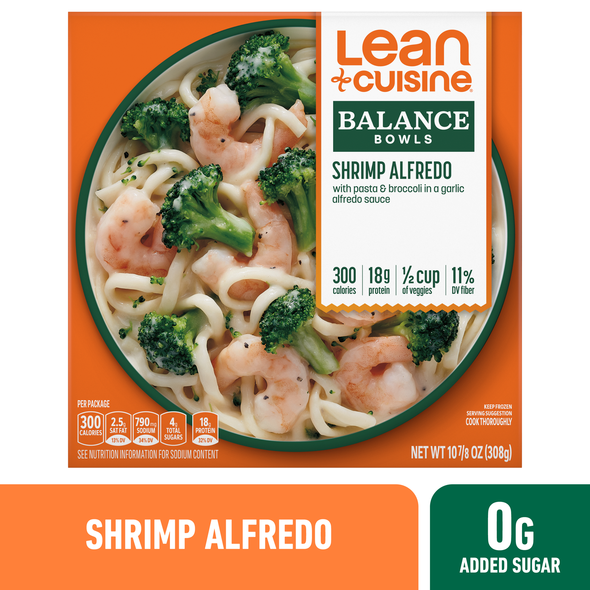 slide 1 of 13, Lean Cuisine Frozen Meal Shrimp Alfredo, Balance Bowls Microwave Meal, Frozen Shrimp Dinner, Frozen Dinner for One, 10.88 oz