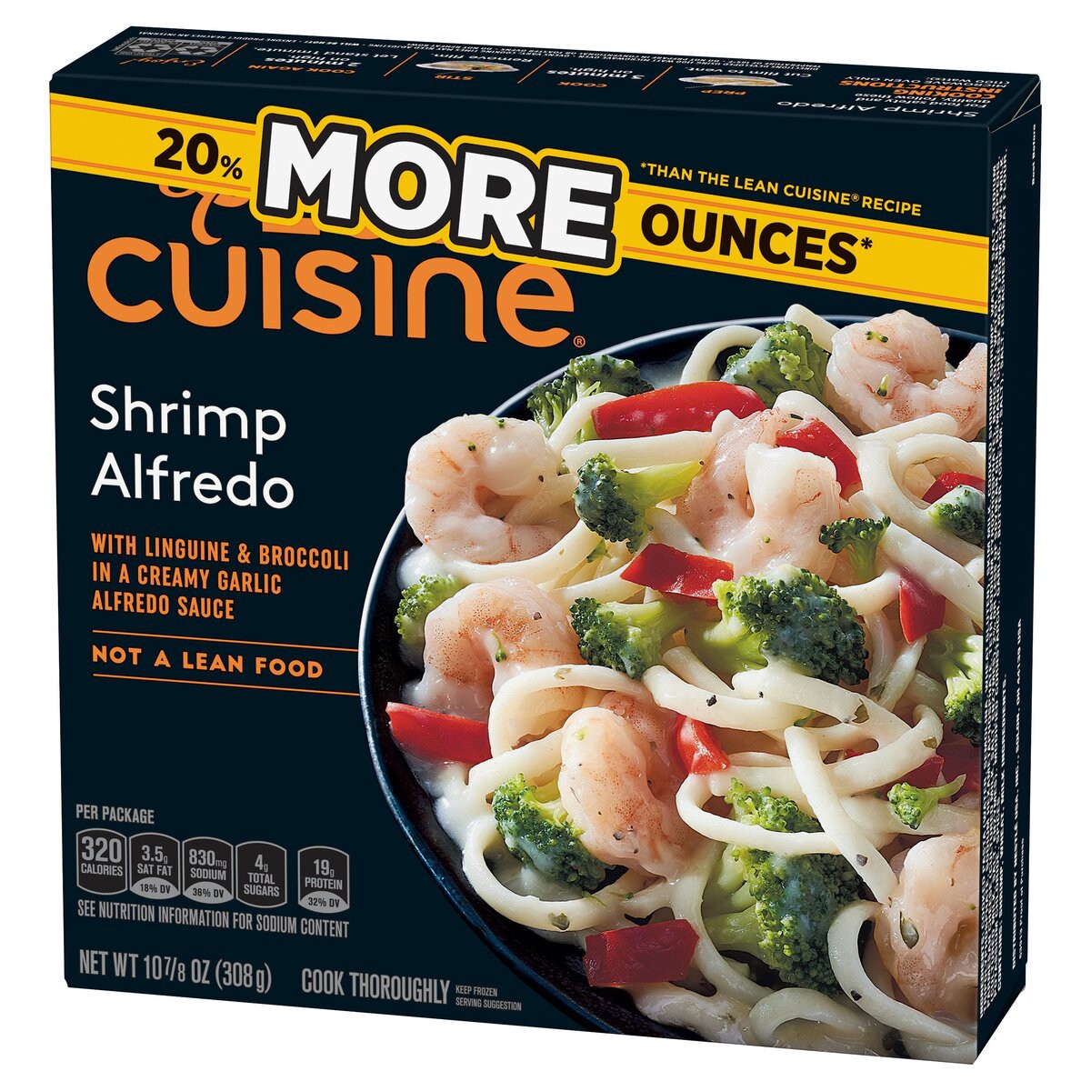 slide 8 of 13, Lean Cuisine Frozen Meal Shrimp Alfredo, Balance Bowls Microwave Meal, Frozen Shrimp Dinner, Frozen Dinner for One, 10.88 oz