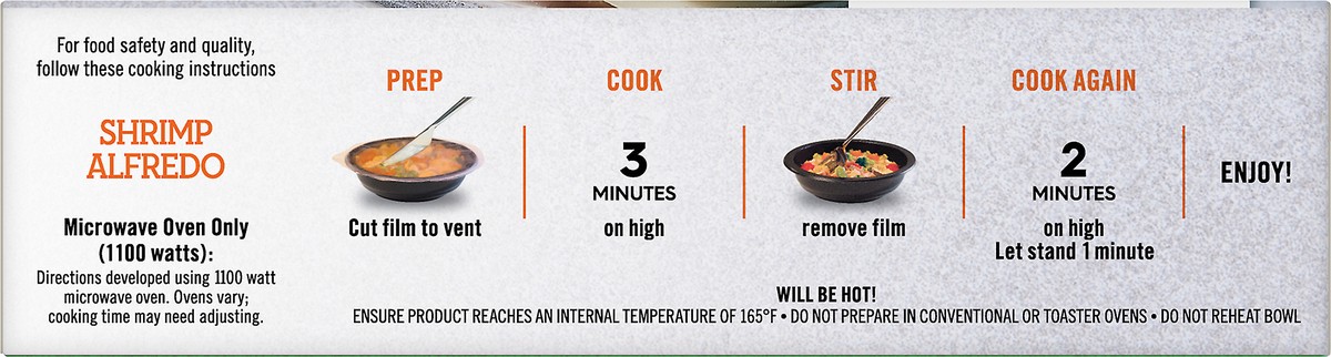 slide 3 of 13, Lean Cuisine Frozen Meal Shrimp Alfredo, Balance Bowls Microwave Meal, Frozen Shrimp Dinner, Frozen Dinner for One, 10.88 oz