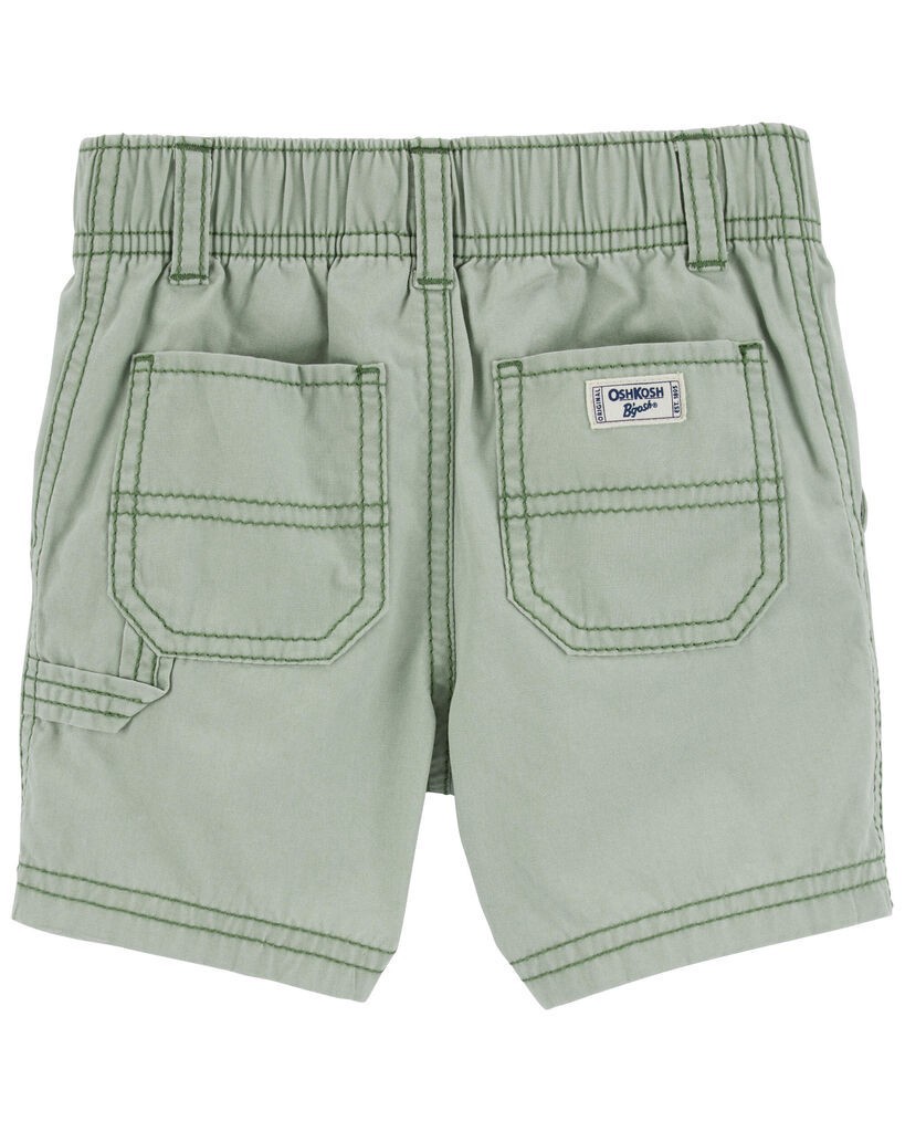slide 2 of 2, Oshkosh Baby Stretch Chino Short Green 24M, 1 ct