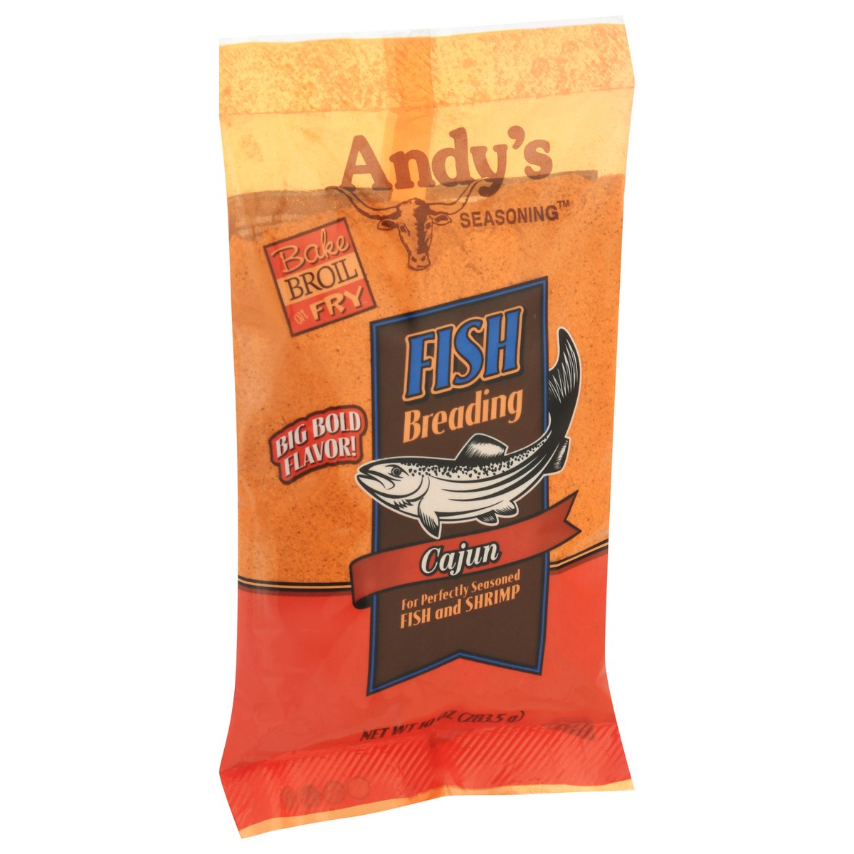 slide 10 of 14, Andy's Seasoning Cajun Fish Breading 10 oz, 10 oz