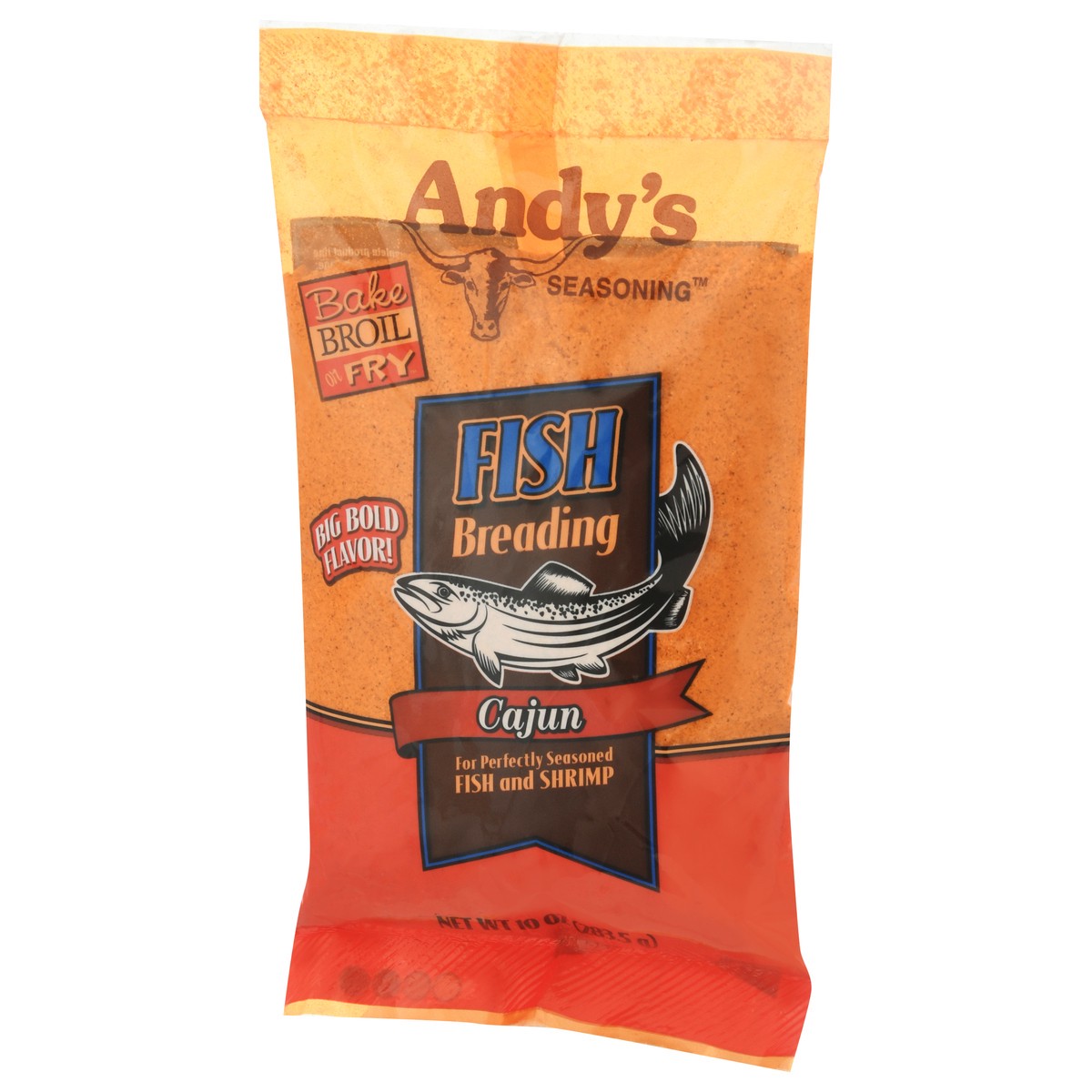 slide 2 of 14, Andy's Seasoning Cajun Fish Breading 10 oz, 10 oz