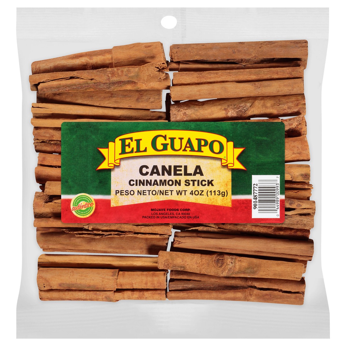 slide 1 of 5, El Guapo Whole Cinnamon (Canela Entera), 4 oz, 4 oz