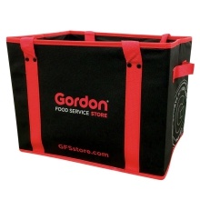 slide 1 of 1, Instore Products Bag Tote Box Reusable Blk, 1 ct