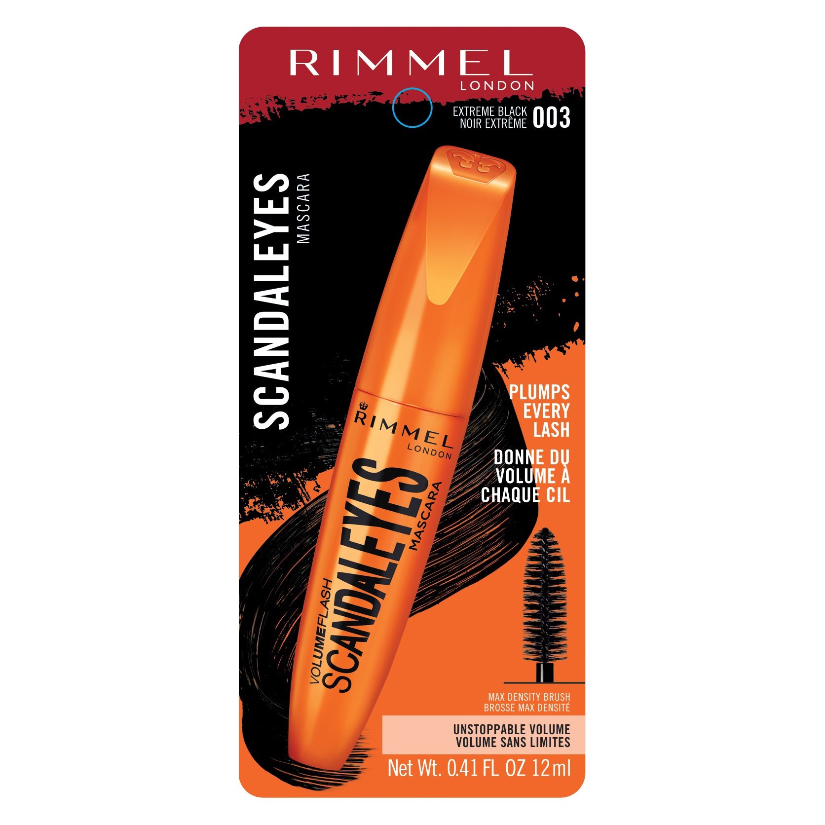 slide 1 of 7, Rimmel ScandalEyes Volume Flash Mascara Extra Black - 0.41 fl oz, 1 ct