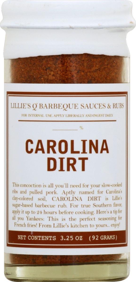 slide 1 of 3, Lillie's Q Carolina Dirt 3.25 oz, 3.25 oz