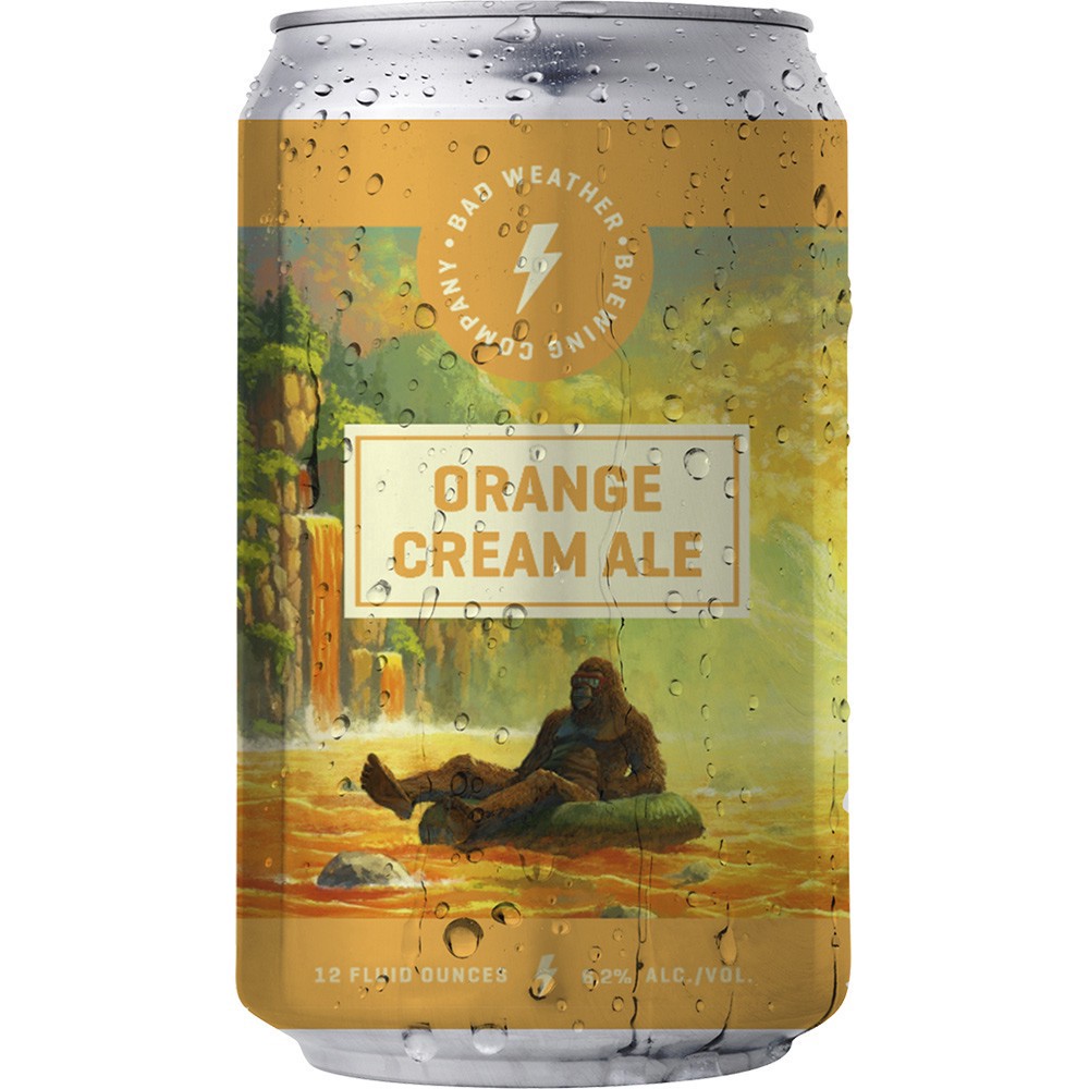 slide 1 of 1, Bad Weather Brewing Orange Cream Orange Cream 6Pkc, 72 fl oz