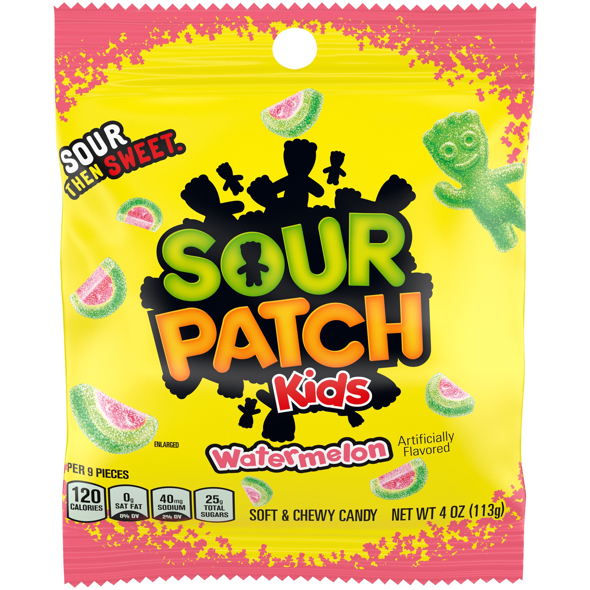 slide 1 of 3, 4Z Sour Patch Kids Watermelon 1X12, 0.26 lb