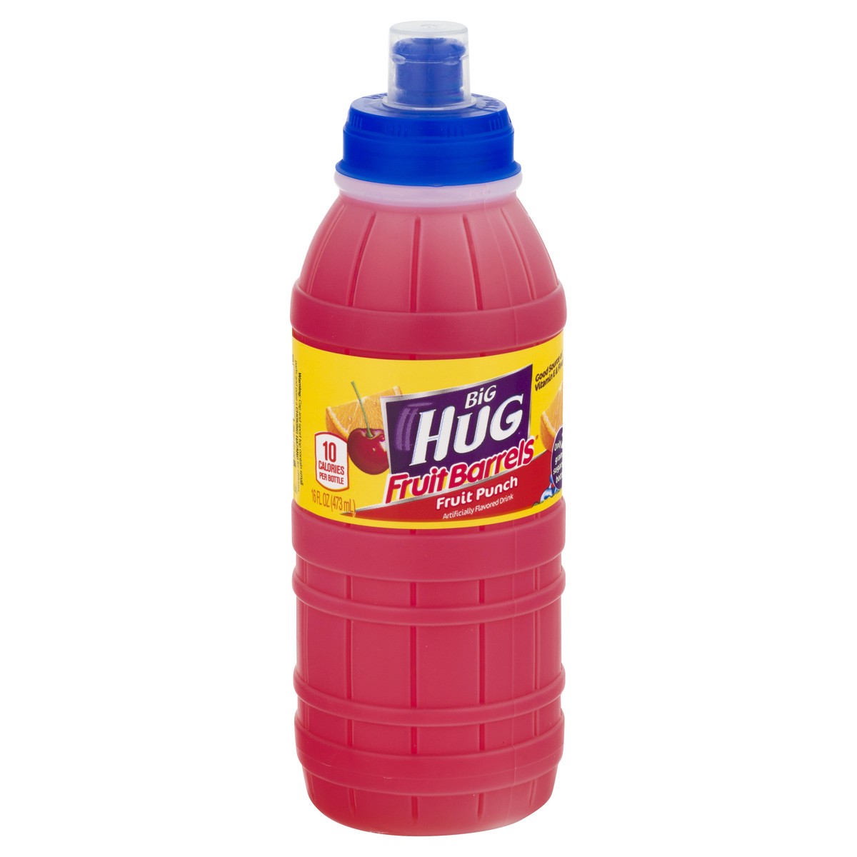 slide 4 of 13, Big Hug Fruit Barrels Fruit Punch Fruit Drink 16 oz, 16 oz