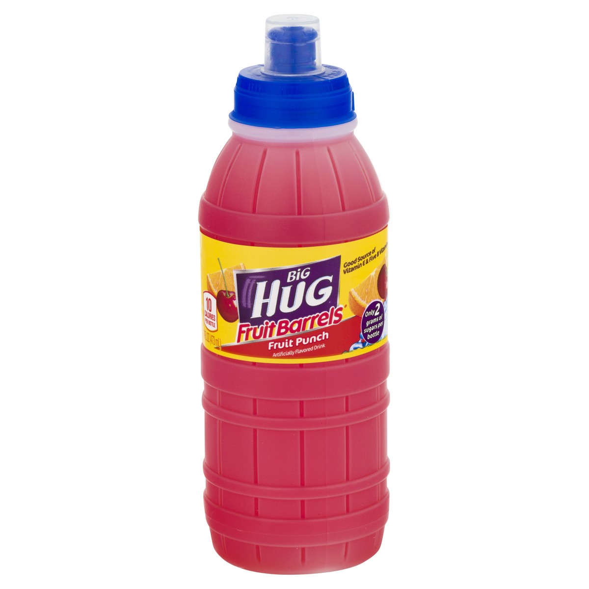 slide 1 of 13, Big Hug Fruit Barrels Fruit Punch Fruit Drink 16 oz, 16 oz