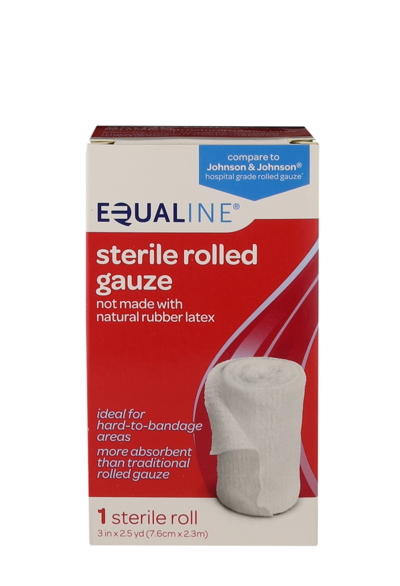 slide 1 of 1, Equaline Sterile Rolled Gauze, 1 ct