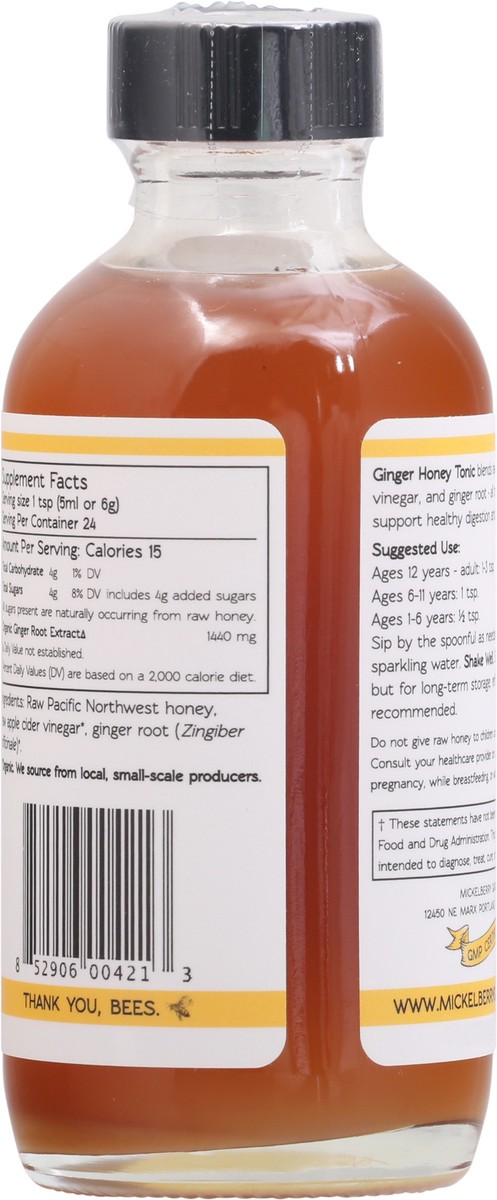 slide 6 of 14, Mickelberry Gardens Raw Ginger Honey Tonic - 4 fl oz, 4 fl oz