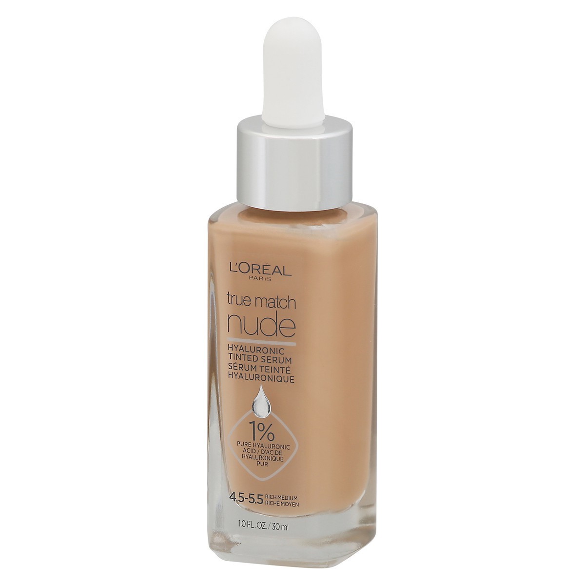 slide 4 of 9, L'Oréal L'Oreal Paris True Match Nude Rich Medium Hyaluronic Tinted Serum, 1 ct