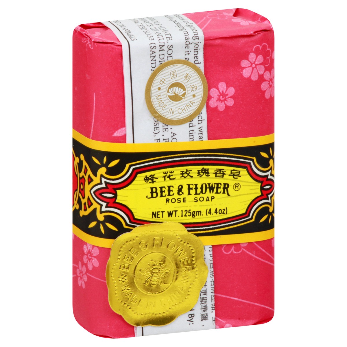 slide 6 of 12, Bee & Flower Rose Soap 4.4 oz, 4.4 oz