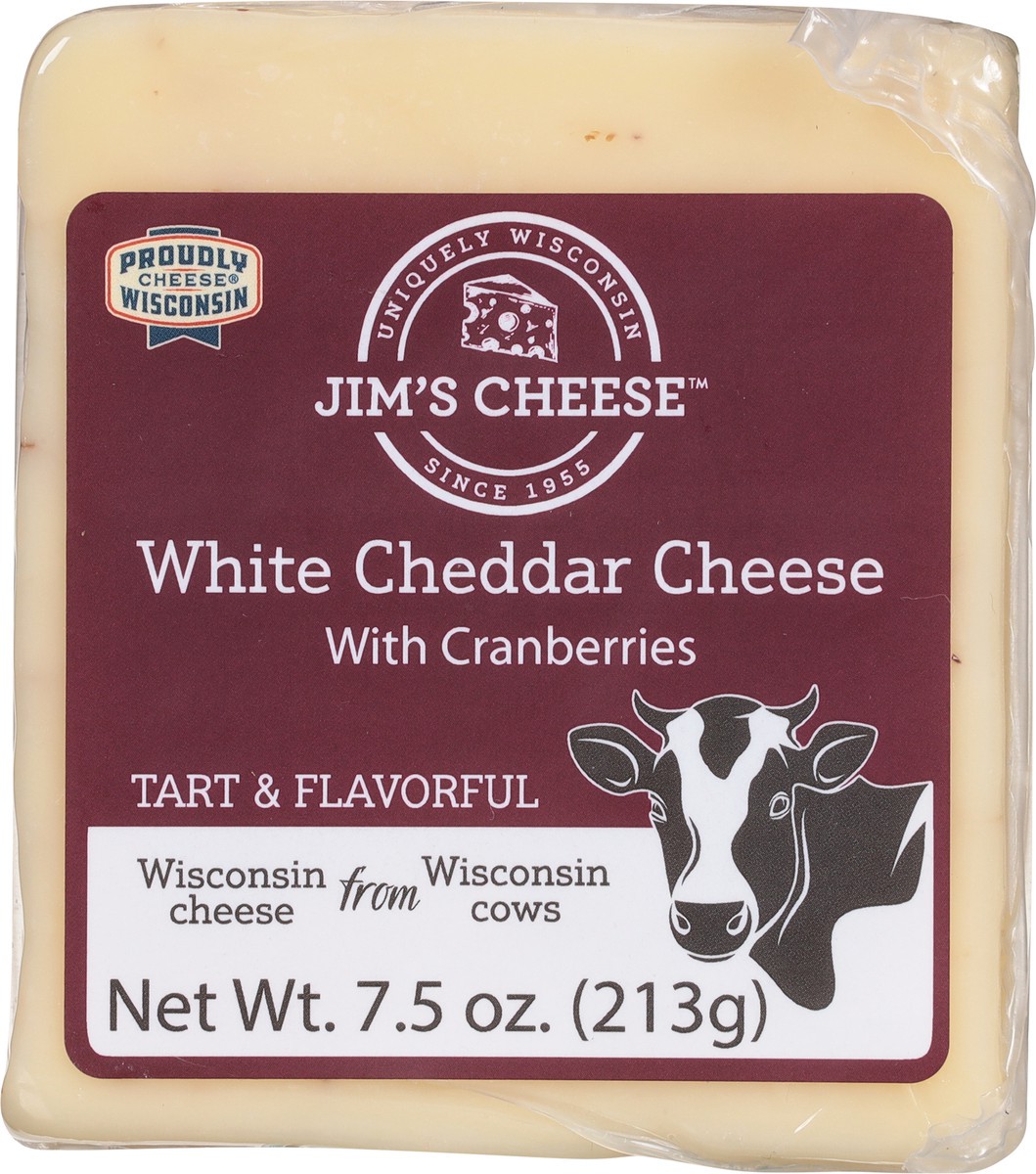 slide 5 of 11, Jim's Cheese Cheese, White Cheddar, 7.5 oz