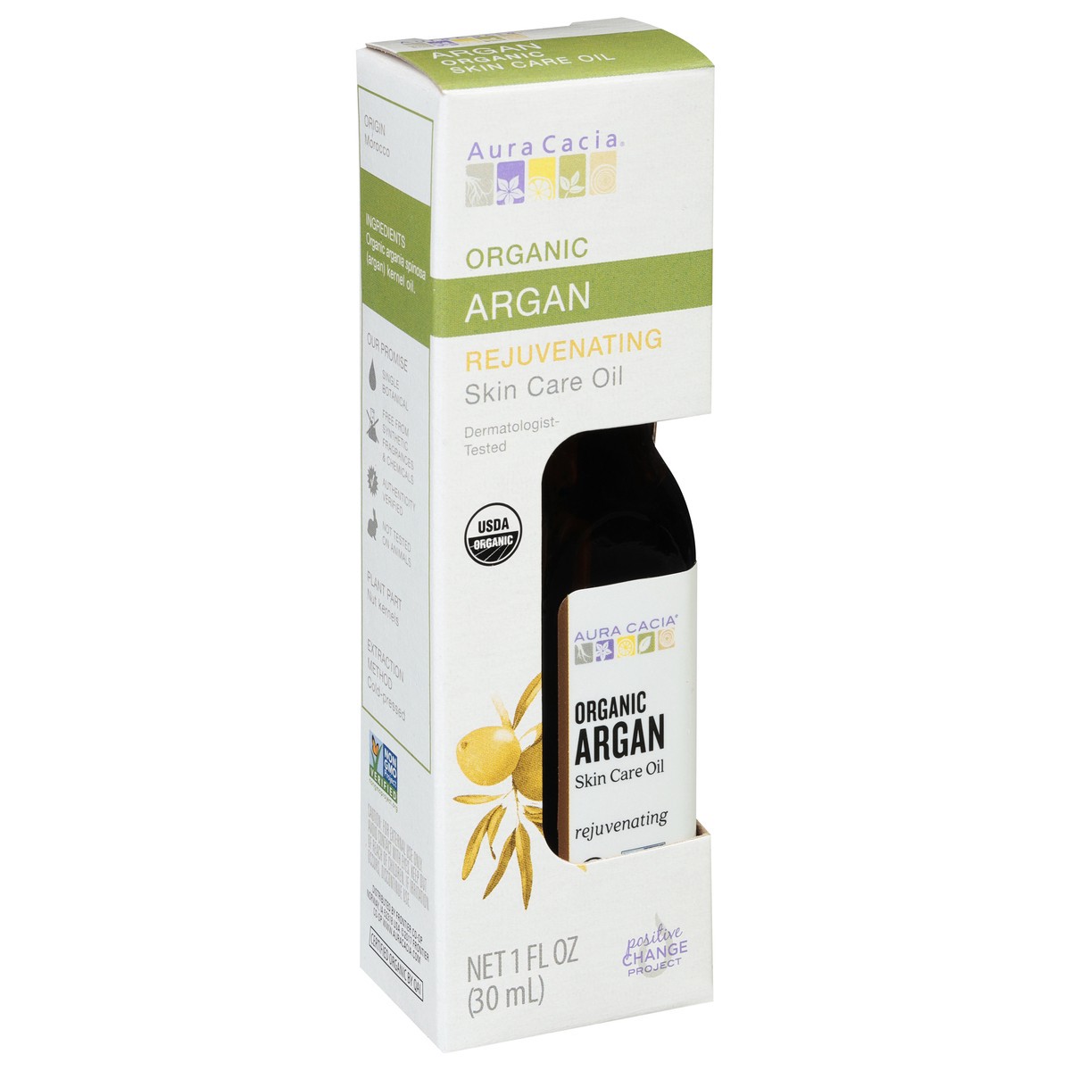 slide 2 of 9, Aura Cacia Organic Argan Rejuvenating Skin Care Oil 1 fl oz, 1 fl oz